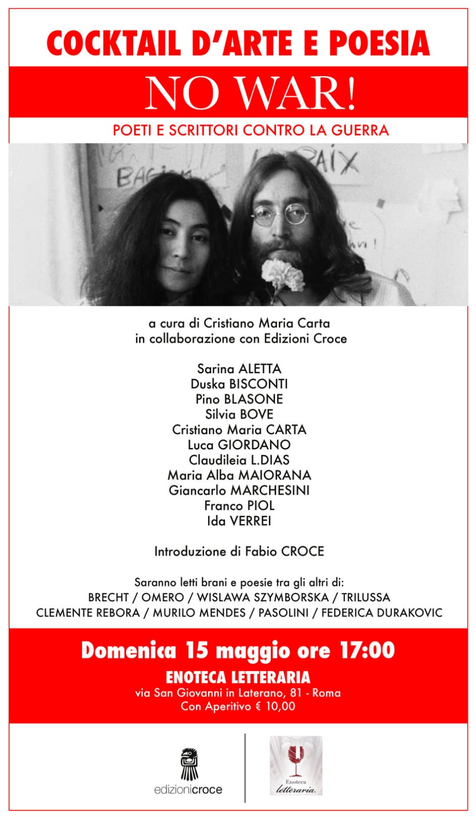 NOWAR! Poeti e scrittori contro la guerra