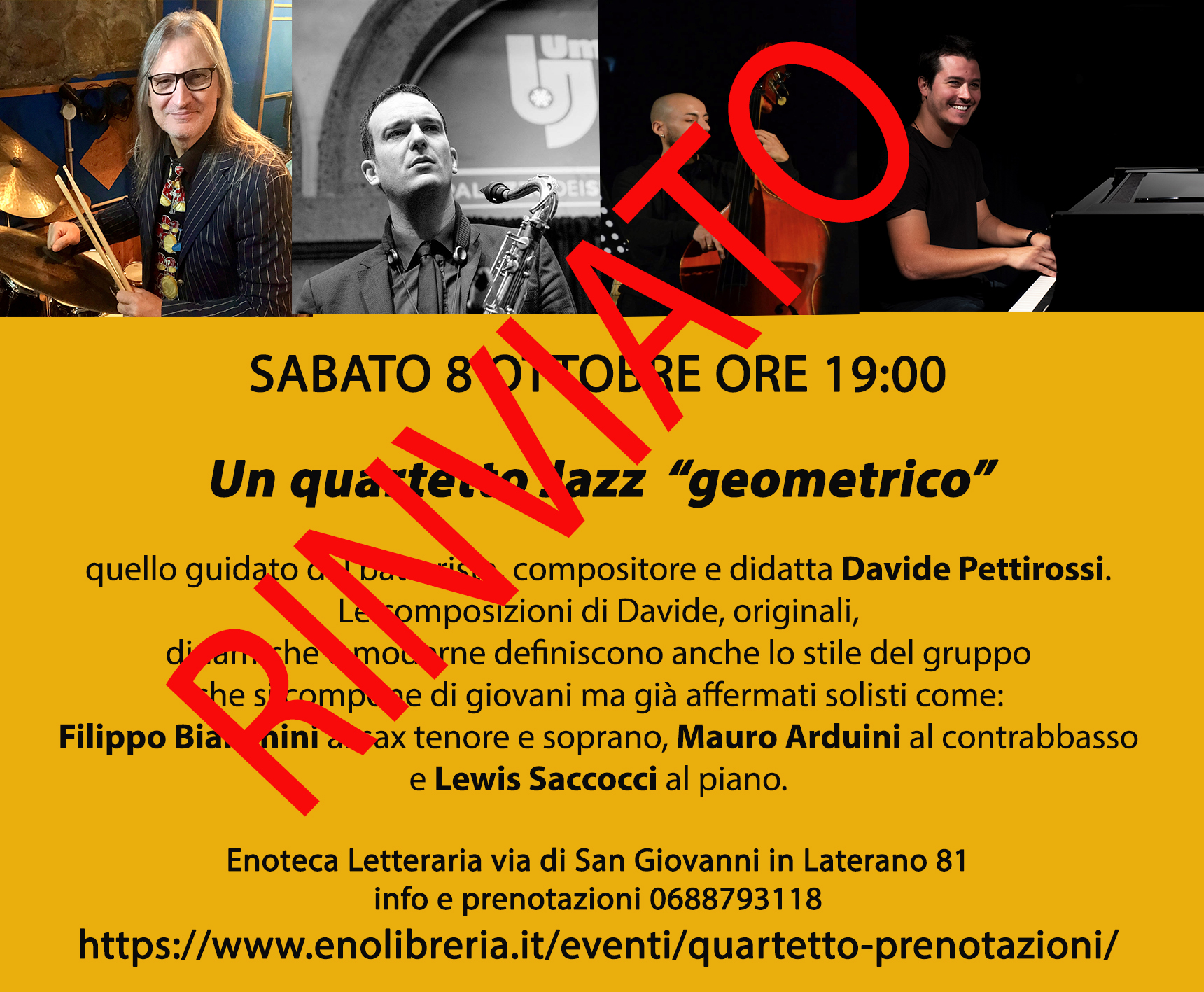 "Un quartetto Jazz “geometrico”