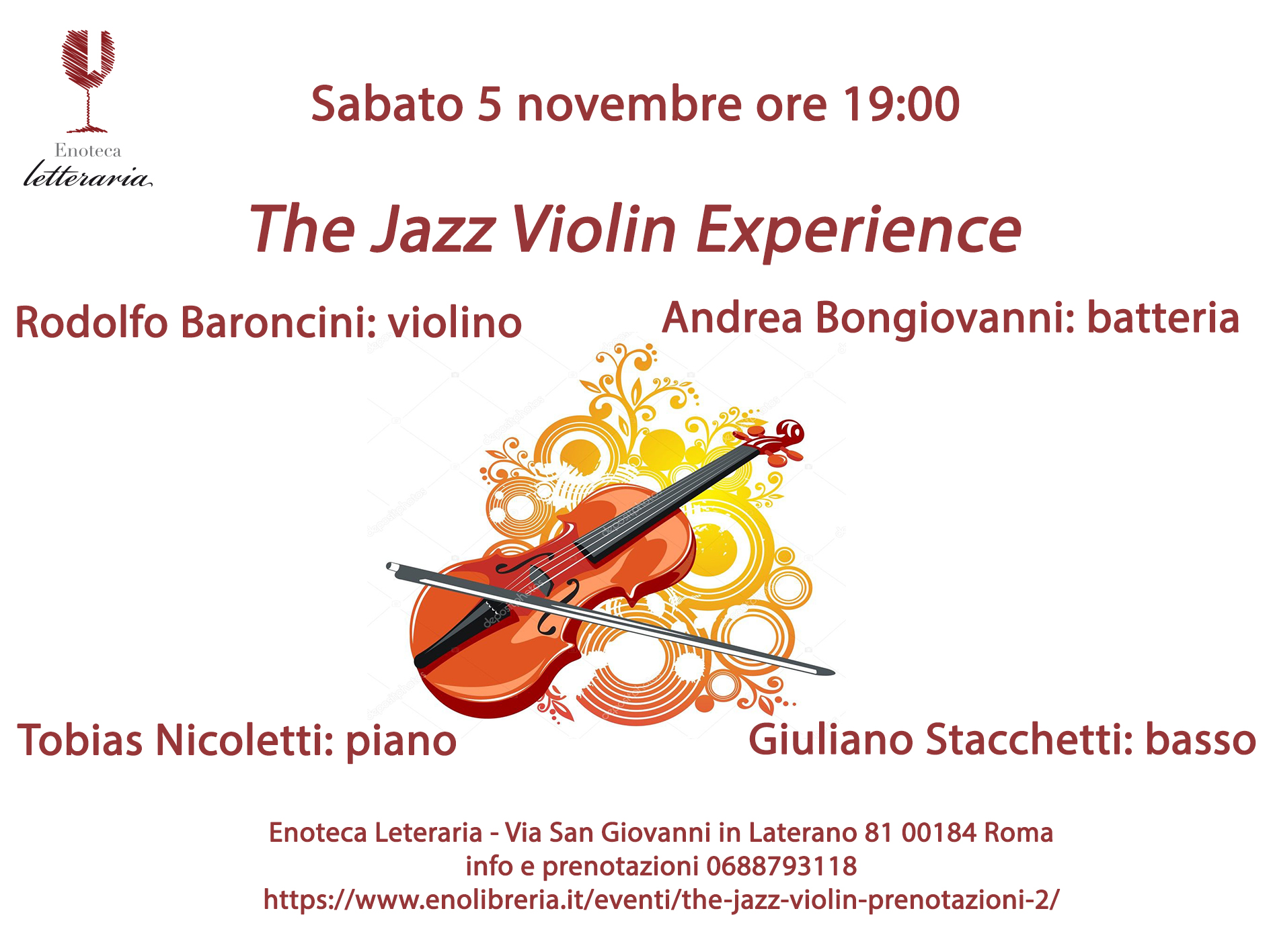 The Jazz violin Experience Quartet