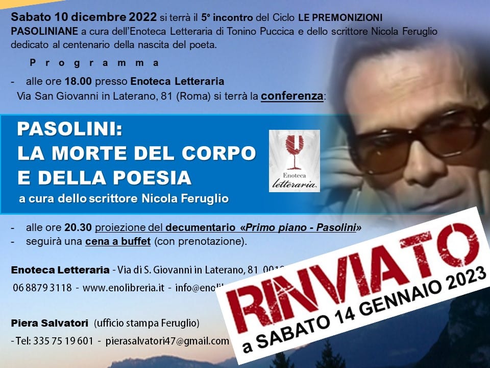 Le premonizioni pasoliniane