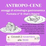 ANTROPO-CENE assaggi di etimologia gastronomica