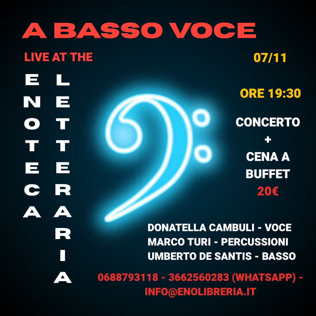 A BASSO VOCE