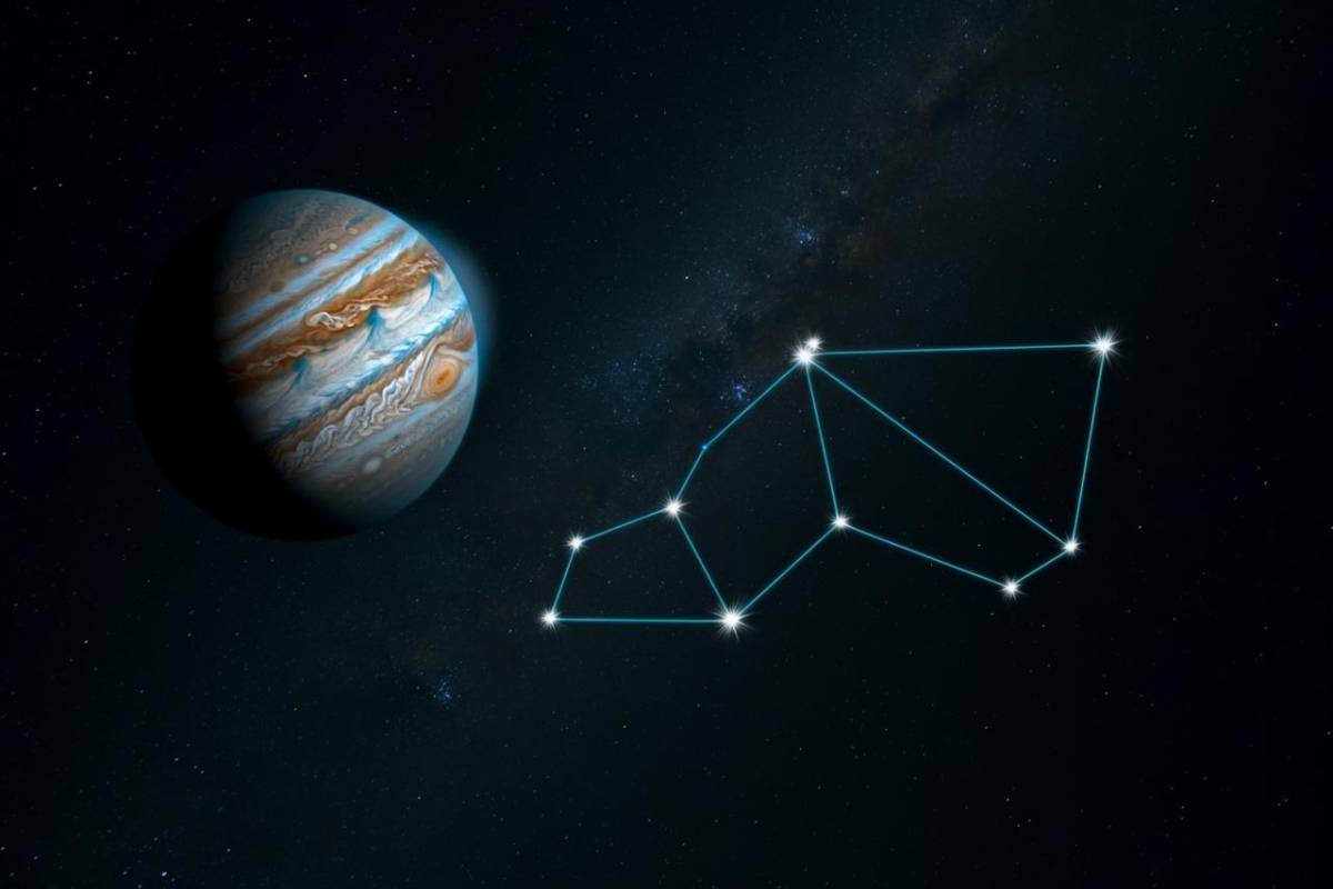 A cena con Giove e le altre stelle