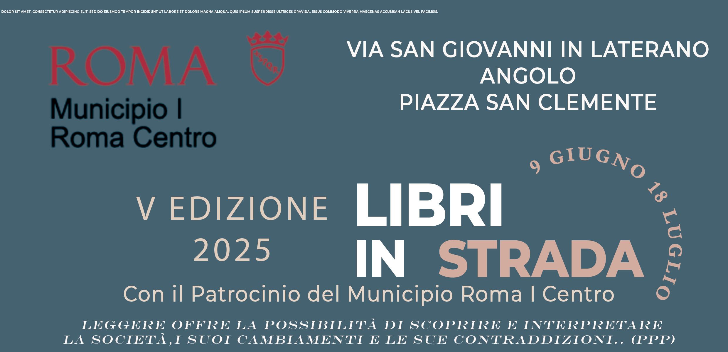 LIBRI IN STRADA 2025- V Edizione