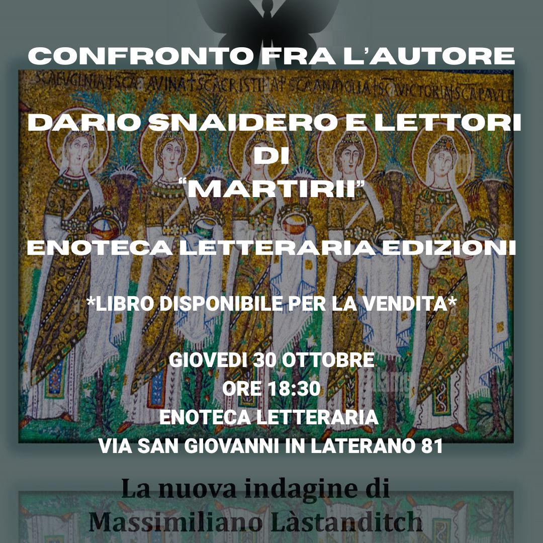 MARTIRII - Confronto fra autore e lettori