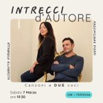 "Intrecci d'autore: canzoni a due voci" - I cantautori e la musica italiana