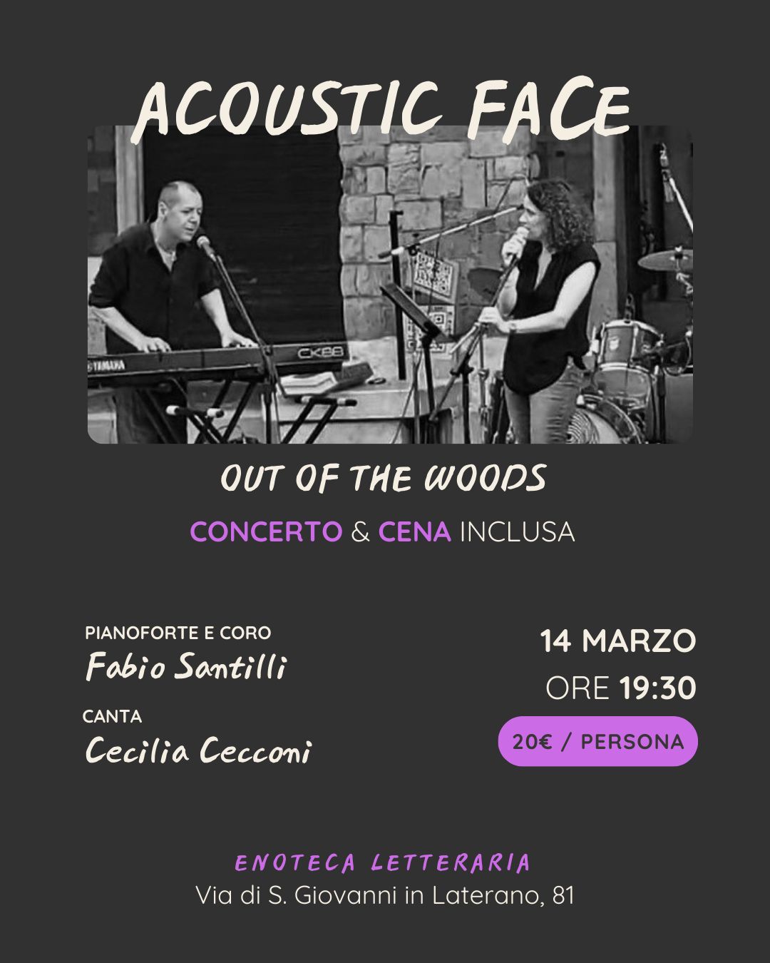 "ACOUSTIC FACE" - Out of the Woods