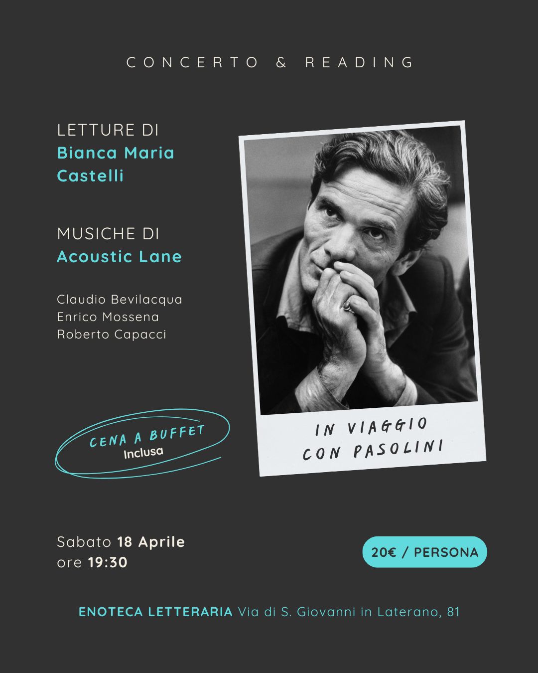 In viaggio con Pasolini