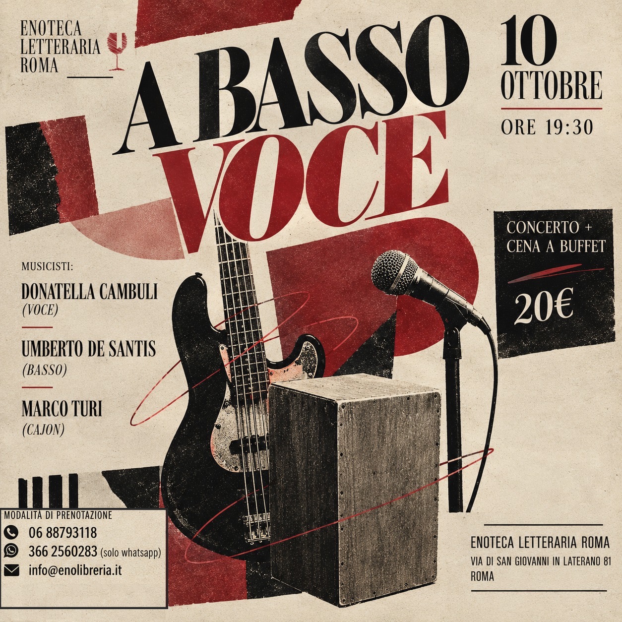 A BASSO VOCE - Trio